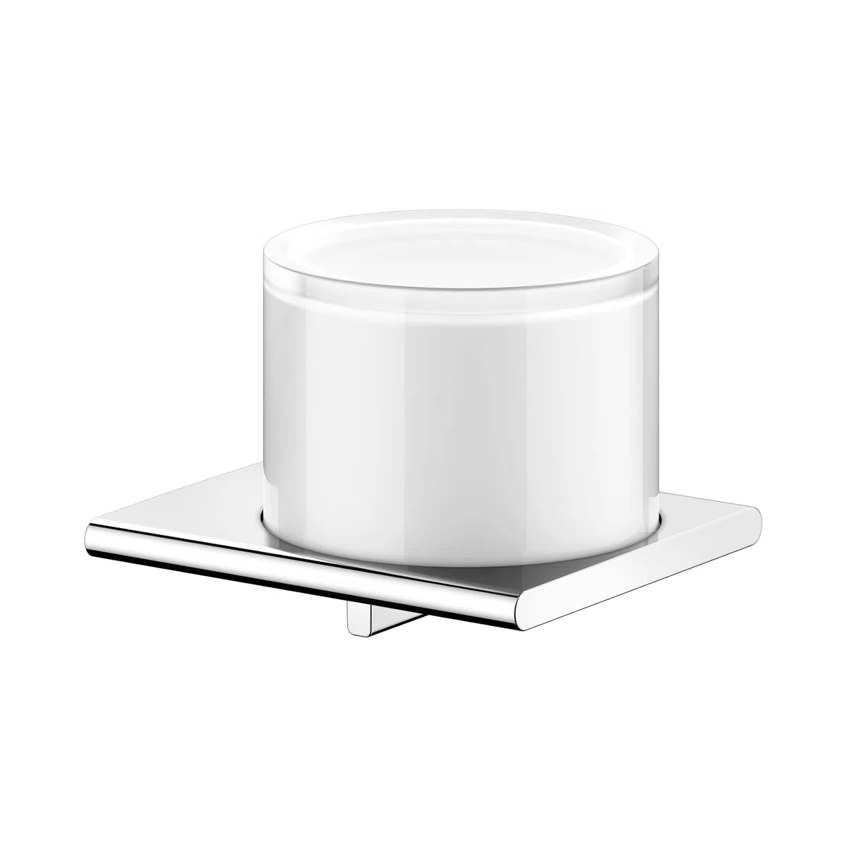 Keuco Edition 400 Distributeur de Savon avec gobelet, 150 ML, métal chromé