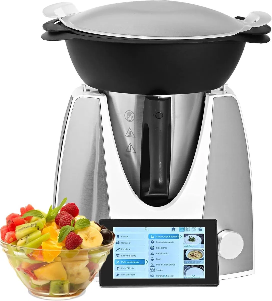 Robot de cuisine intelligent, appareil multifonction avec Wi-Fi, capacité de 2,5 l, plus de 10 programmes prédéfinis, écran TFT, la maison