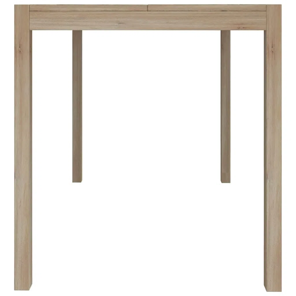 Makastle Ensemble Salle à Manger 5 pcs Bois d'Acacia Brun