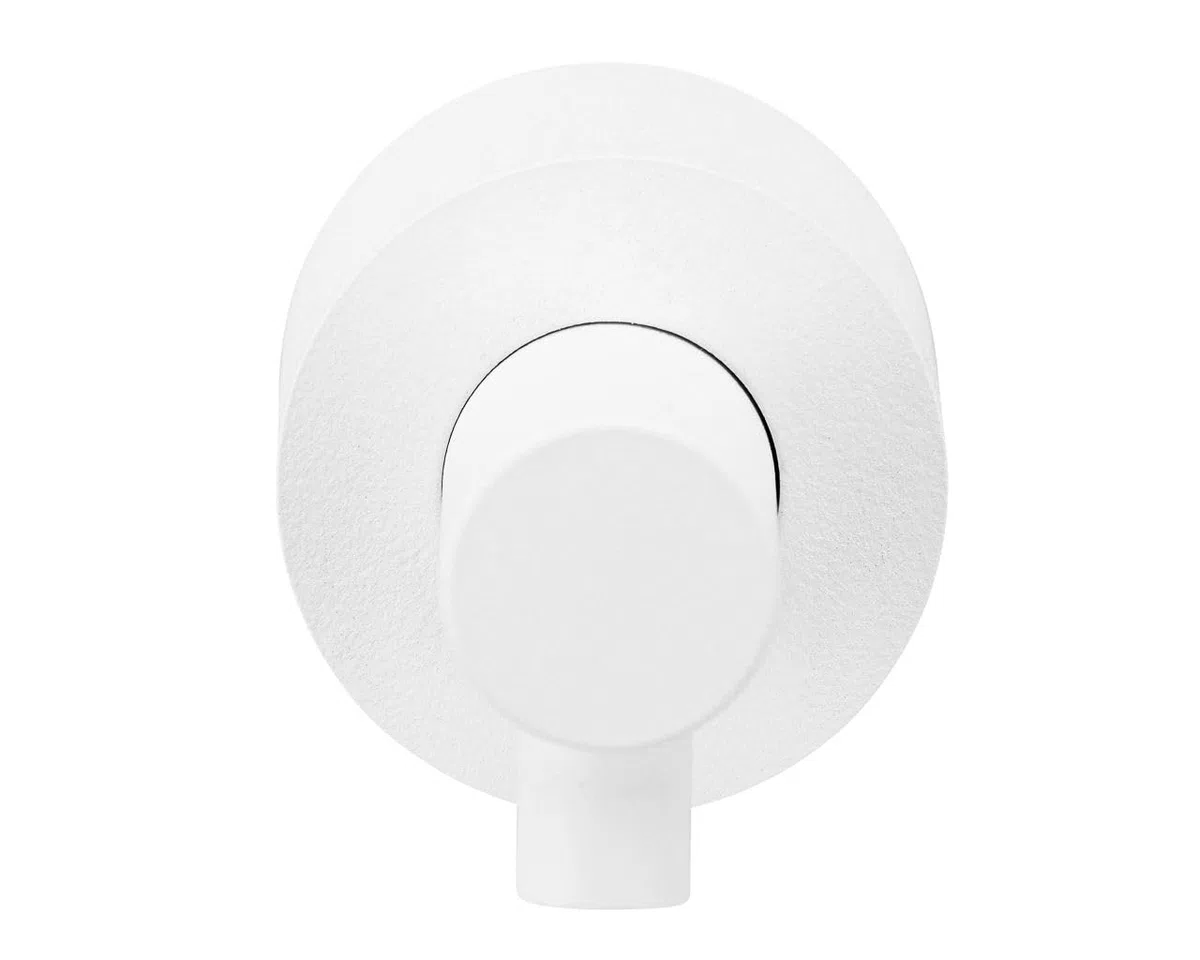 Merida Distributeur Savon Murale Blanc Laiton Nickelé Encastré Compact