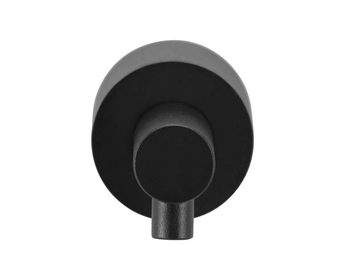 Merida Distributeur Savon Murale Noir Laiton Nickelé Encastré Compact