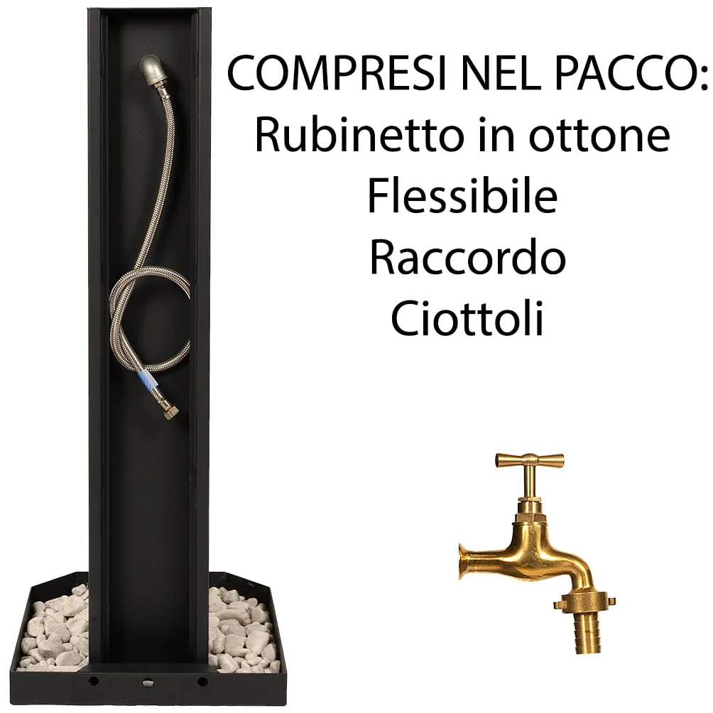 Support porte-distributeur, en acier inoxydable, élégant, système mécanique et entièrement innovant à pédale, sans utilisation électronique, récipient de 1 litre. Scelsior