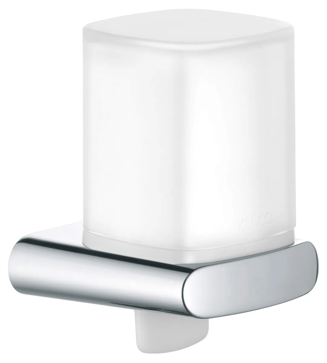 Keuco Elegance Distributeur de Savon avec Couvercle en Verre Cristal, 180ml