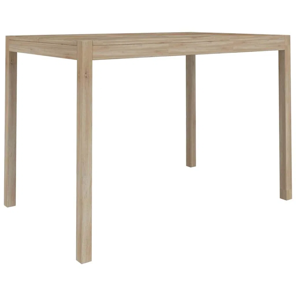 Makastle Ensemble Salle à Manger 5 pcs Bois d'Acacia Brun