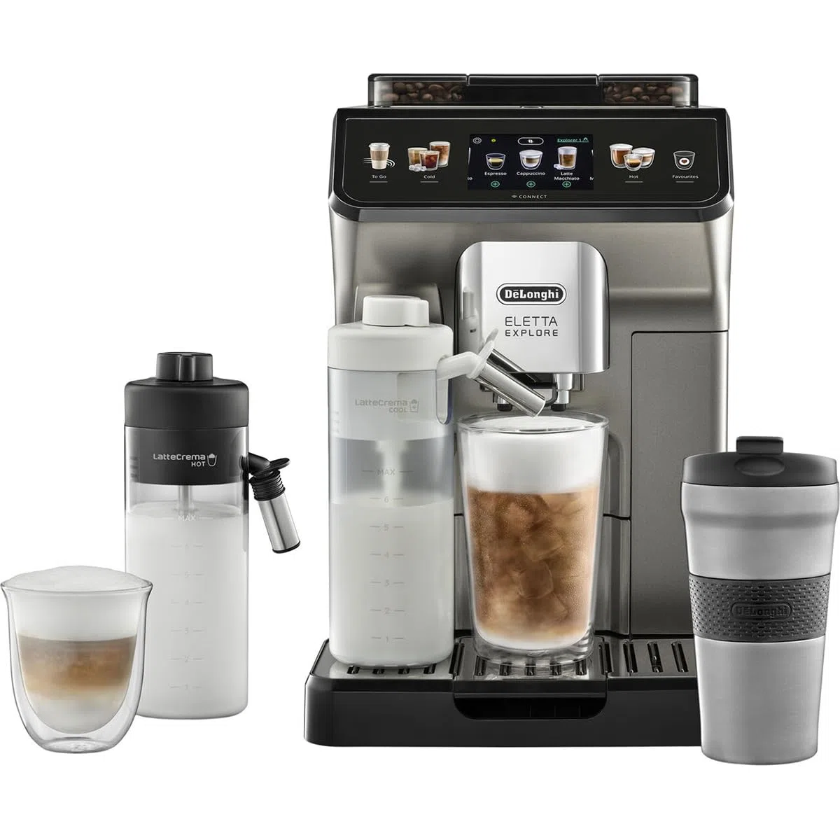 Delonghi ECAM 450.86.T Eletta Explore Cold Brew Noir
